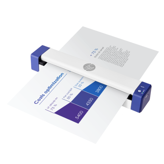 PS100W: HP Wireless Mobile Document Scanner for Single-Sided Scanning
