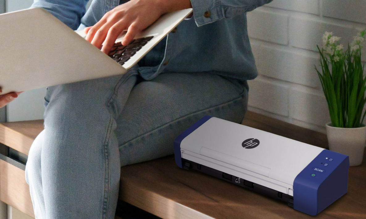 HP Compact Desktop Duplex USB Mobile Document & Photo Scanner