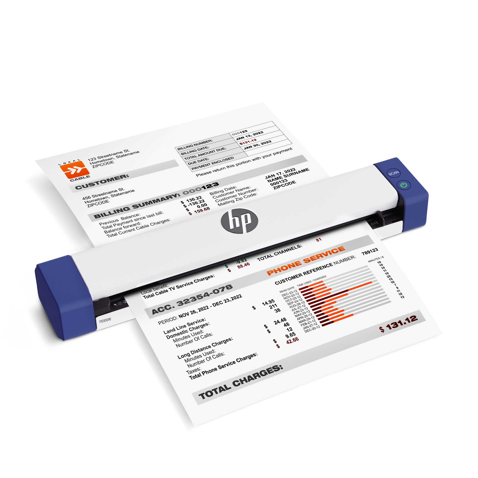Order Scanner Single-Sided Mobile Document Scanners by HP WorkSolutions – HP Devices