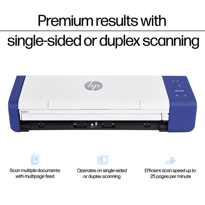 Wireless Double Sided Compact Desktop Document Scanner | HP ...